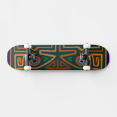 Peruanische Inka-Vogel-Spirituosen Skateboard (Horizontal)