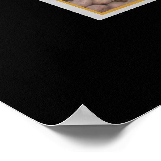 Peruanische Kartoffeln - Marktstand Poster (Ecke)