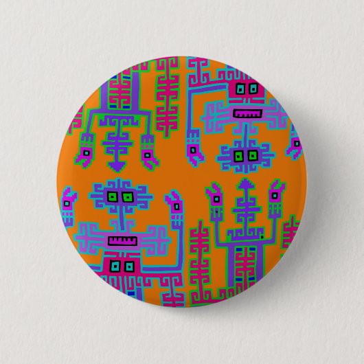 Peruanische Könige Button (Vorderseite)