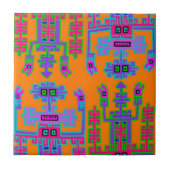 Peruanische Könige Fliese (Vorderseite)