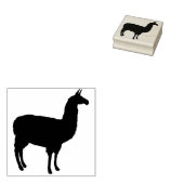 peruanische Lama Art Briefmarke Gummistempel (Stempel)