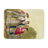 Peruanische Männer und Frauen in traditionellem Ko Magnet (Horizontal)