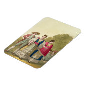 Peruanische Männer und Frauen in traditionellem Ko Magnet (Linke Seite)