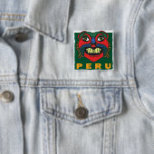 PERUANISCHE MASKE BUTTON (Beispiel)