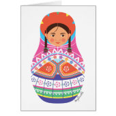Peruanische Matryoshka-Karte (Vorne)