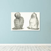 Peruanische Mummies Leinwanddruck (Insitu (Holzboden))