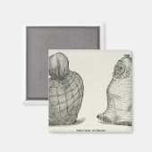 Peruanische Mummies Magnet (Vorderseite/Rückseite)