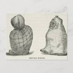 Peruanische Mummies Postkarte