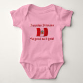 Peruanische Prinzessin - so gut Baby Strampler (Vorderseite)