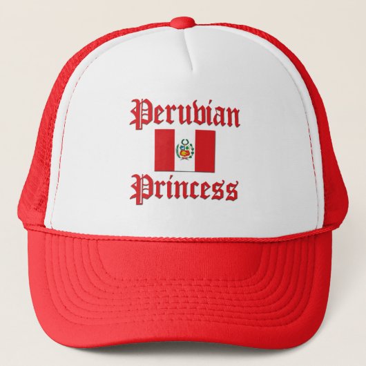 Peruanische Prinzessin Truckerkappe (Vorderseite)