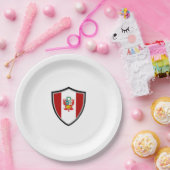 Peruanische Schildschildkröte Pappteller (Party)
