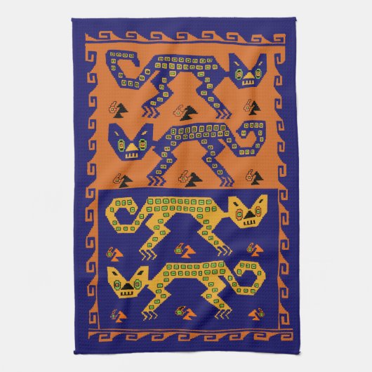 Peruanische Stammkatzen Handtuch (Vertikal)