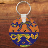 Peruanische Stammkatzen Schlüsselanhänger (Vorderseite)