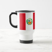 Peruanische Tasse unter der Staatsflagge (Links)