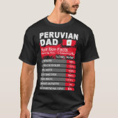 Peruanische Vater-Nahrungs-Tatsachen, die T-Shirt (Vorderseite)