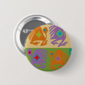Peruanische Vögel Button (Vorne & Hinten)