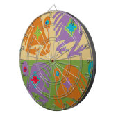 Peruanische Vögel Dartscheibe (Vorderseite rechts)