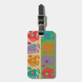 Peruanische Vögel Gepäckanhänger (Vorderseite vertikal)