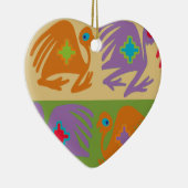 Peruanische Vögel Keramikornament (Rechts)