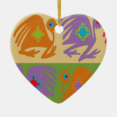 Peruanische Vögel Keramikornament (Vorne)