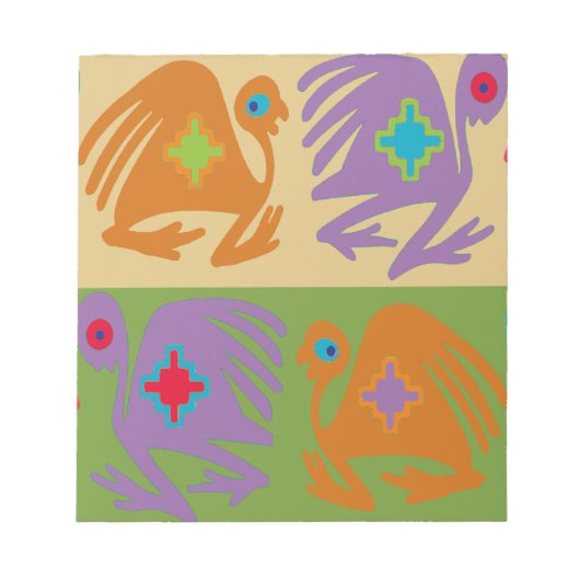 Peruanische Vögel Notizblock (Vorderseite)