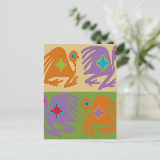 Peruanische Vögel Postkarte (Stehend Vorderseite)