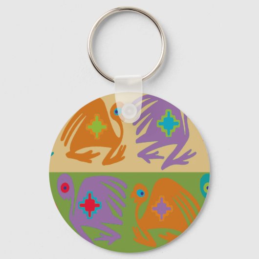 Peruanische Vögel Schlüsselanhänger (Vorderseite)