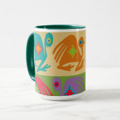 Peruanische Vögel Tasse (Vorderseite Links)