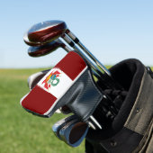 peruanische Wappenflagge Golf Headcover (In Situ)