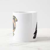 Peruanischer Aplomado Falcon Jumbo-Tasse (Vorderseite)