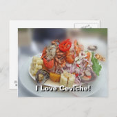 Peruanischer Ceviche! Postkarte (Vorne/Hinten)