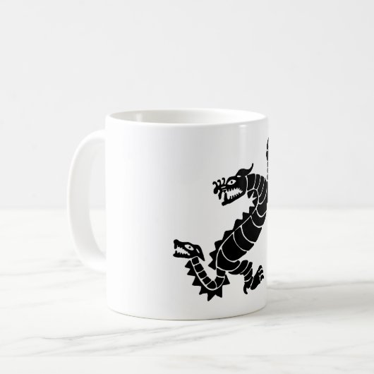 Peruanischer Drache Kaffeetasse (Vorderseite Links)