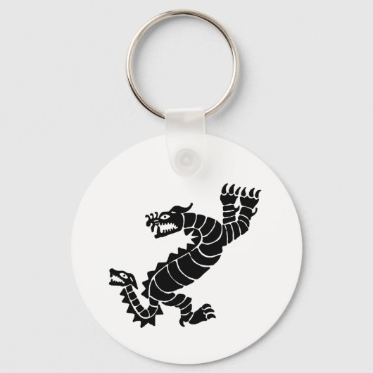 Peruanischer Drache Schlüsselanhänger (Vorderseite)