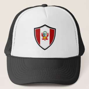 Peruanischer Fahne-LKW-Hut Truckerkappe