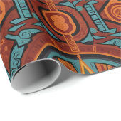 Peruanischer Geist: Chakana Essence Geschenkpapier (Rolleneckpunkt)