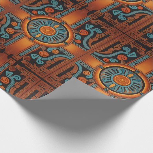 Peruanischer Geist: Chakana Essence Geschenkpapier (Ecke)