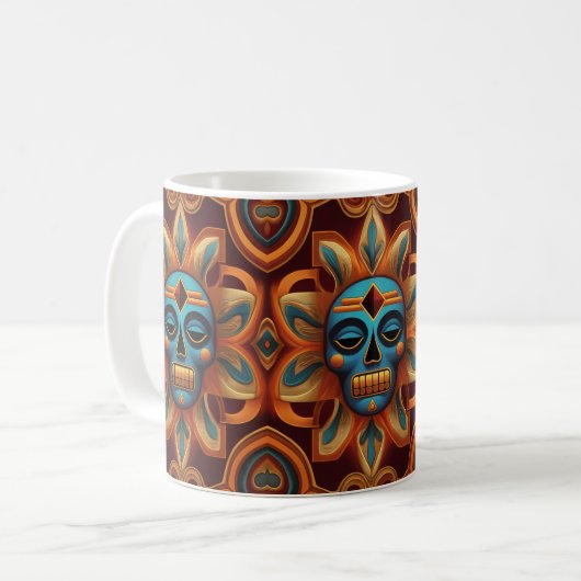 Peruanischer Geist: Chakana Essence Kaffeetasse (Vorderseite Links)