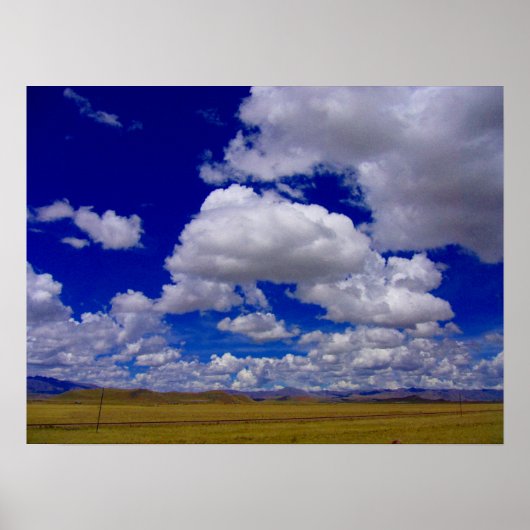 peruanischer Himmel Poster (Vorne)