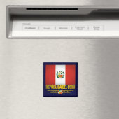 "Peruanischer Pride" Magnet (In Situ (Geschirrspüler))