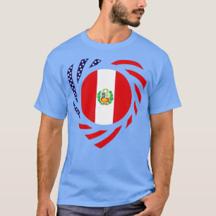 Peruanisches amerikanisches multinationales Patrio T-Shirt