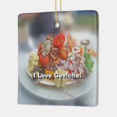 Peruanisches Ceviche! Keramikornament (Links)