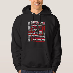 Peruanisches Essen Peru Foodie Koch Gastronomie Ce Hoodie