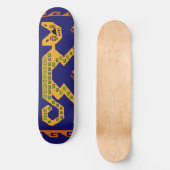 Peruanisches Inca-Stammkatze-Skateboard - Stammkat Skateboard (Vorderseite)