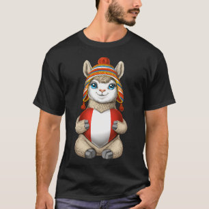 peruanisches Lama T-Shirt