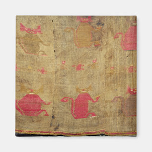 Peruanisches Leichentuch; Baumwolle und Vicunja Magnet