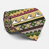 Peruanisches Muster Krawatte (Gerollt)