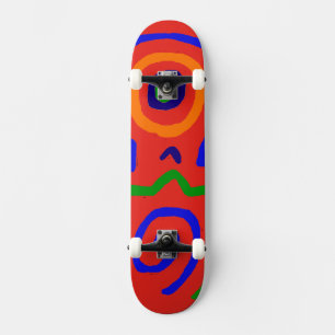 Peruanisches Stammesindianer-Inca-Vogel-Skateboard Skateboard