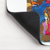 Perücke-Geschäft Mousepad (Ecke)