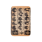 Perückenwerbung Anfang der 1970er Jahre Badematte (Vorderseite Vertikal)