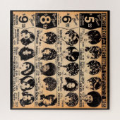 Perückenwerbung Anfang der 1970er Jahre Puzzle (Horizontal)